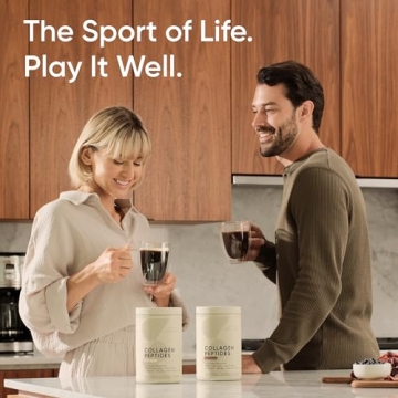 Sports Research Collagen Peptides for Women & Men - Hydrolyzed Type 1 & 3 Collagen Powder Protein Supplement for Healthy Skin, Nails, Bones & Joints - Easy Mixing Vital Nutrients & Proteins