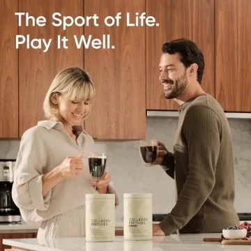 Sports Research Collagen Peptides for Women & Men - Hydrolyzed Type 1 & 3 Collagen Powder Protein Supplement for Healthy Skin, Nails, Bones & Joints - Easy Mixing Vital Nutrients & Proteins