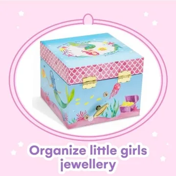 Magical Mermaid Musical Jewelry Box for Girls