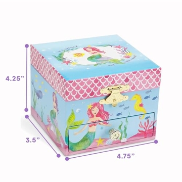Magical Mermaid Musical Jewelry Box for Girls