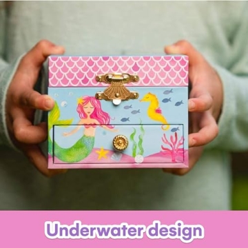 Magical Mermaid Musical Jewelry Box for Girls