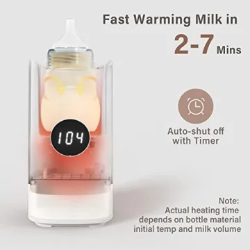 Fast, 5-in-1 Baby Bottle Warmer with Safety Features