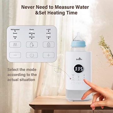 Fast, 5-in-1 Baby Bottle Warmer with Safety Features