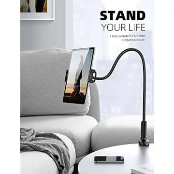 Lamicall Gooseneck Tablet Holder - Ideal for Any Bed