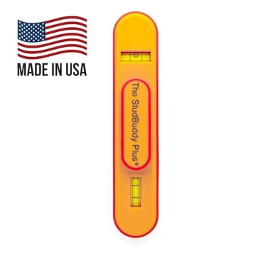 StudBuddy Plus Magnetic Stud Finder with Level USA Made