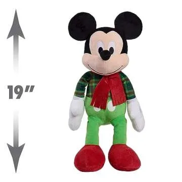 Disney Holiday Mickey Mouse Large Plushie for Kids