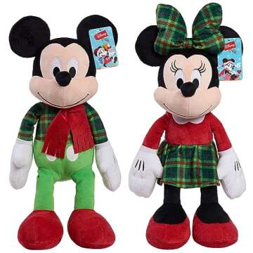 Disney Holiday Classics Mickey Mouse 19-inch Large Plushie Stuffed Animal