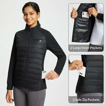 BALEAF Women's Water Resistant Lightweight Jacket