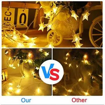 20ft Globe String Lights with 40 LEDs for Festive Decor
