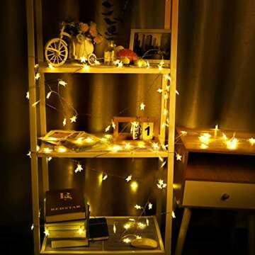 20ft Globe String Lights with 40 LEDs for Festive Decor