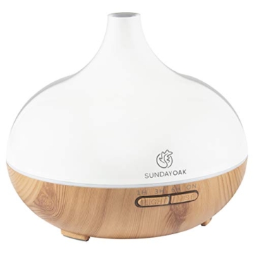 SUNDAYOAK Essential Oil Diffuser – Premium Quality & Design