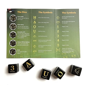 MoneyLine Sports Betting Dice Gift for Enthusiasts