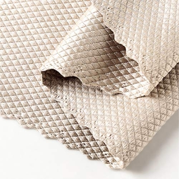 10PCS Fish Scale Microfiber Polishing Cleaning Cloth Glass Scrubbing Cloth Reusable Wave Pattern Fish Scale Cloth Rag Without Leaving Marks for Cleaning Mirror Glass Screen