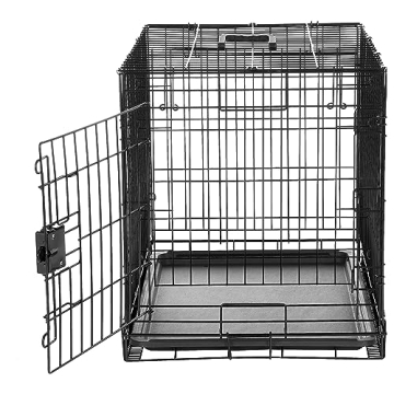 Foldable Metal Wire Dog Crate for Small Pets