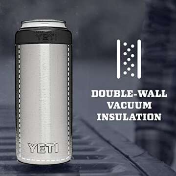 YETI Rambler 12 oz Colster Slim Can Insulator Copper