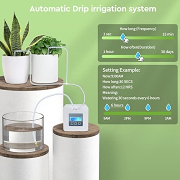 Automatic Drip Irrigation Kit for 15 Indoor Plants