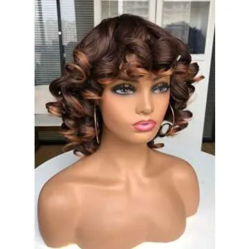 PRETTIEST Curly Afro Wig for Stylish Black Women
