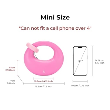 Stylish Pink Mini Abacus Top Handle Bag for Fashion Lovers