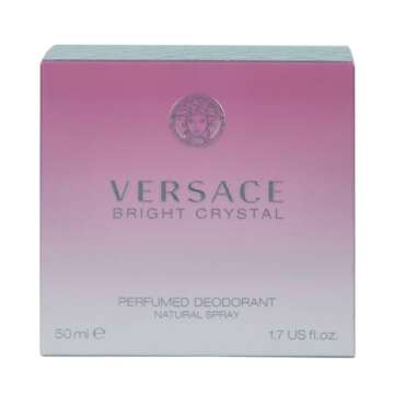 Versace Bright Crystal by Versace for Women 1.7 oz Perfumed Deodorant Spray