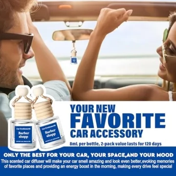 Cute Car Air Freshener - Long Lasting Essential Oil