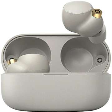 Sony WF-1000XM4 Industry Leading Noise Canceling Truly Wireless Earbud Headphones with Alexa Built-i...