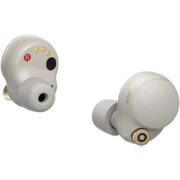 Sony WF-1000XM4 Industry Leading Noise Canceling Truly Wireless Earbud Headphones with Alexa Built-in, Silver