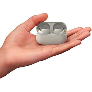 Sony WF-1000XM4 Industry Leading Noise Canceling Truly Wireless Earbud Headphones with Alexa Built-in, Silver