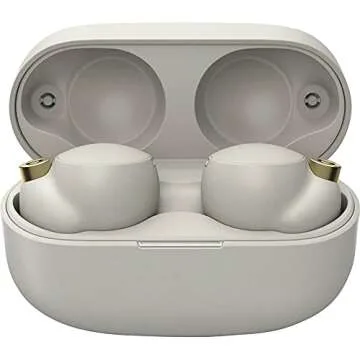 Sony WF-1000XM4 Industry Leading Noise Canceling Truly Wireless Earbud Headphones with Alexa Built-in, Silver