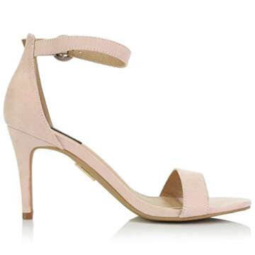 Elegant DailyShoes Ankle Strap Stiletto Heels for Women