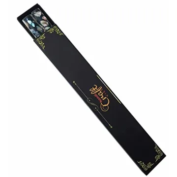 Elegant Wooden Hair Chopsticks with Mother of Pearl Inlays