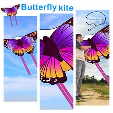 3 Pack Large Kites for Easy Flying Fun Outdoors