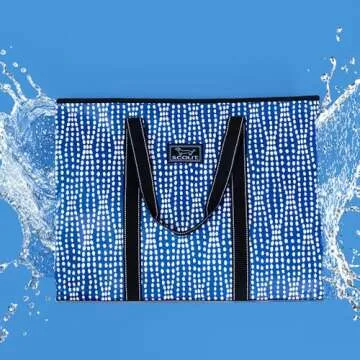 SCOUT 4 Boys Extra Large Tote Bag for Women - Utility Tote with Zipper Closure and Handles - Beach Bag, Storage, Travel Bag