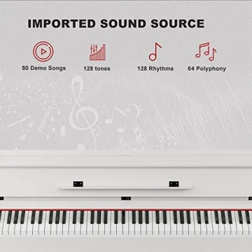 UMOMO 88 Weighted Key Digital Piano - Ideal for All Skill Levels