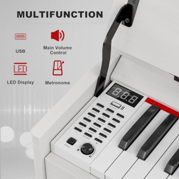 UMOMO 88 Weighted Key Digital Piano - Ideal for All Skill Levels