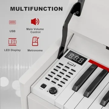 UMOMO 88 Weighted Key Digital Piano - Ideal for All Skill Levels