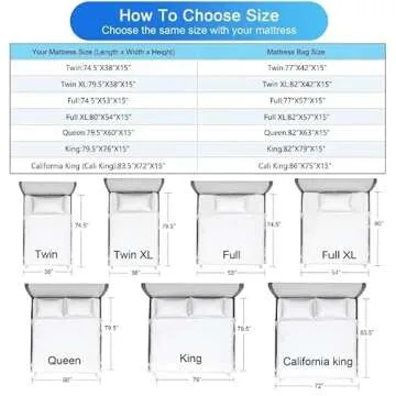 ELCAMO Queen 2 Pack Mattress Storage Bag Mattress Covers for Moving and Storage Mattress Bag for Moving with Handles Reusable Heavy Duty Mattress Moving Bag with Zipper (Queen Size 2 Pack)