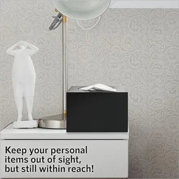 Acrylic Tissue Box Safe with Lock for Secure Storage