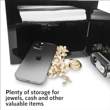Acrylic Tissue Box Safe with Lock for Secure Storage