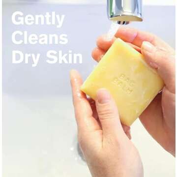 Bag Balm Mega Moisturizing Soap, Rosemary Mint Scent, 3.9 oz Per Bar (12 Bars)