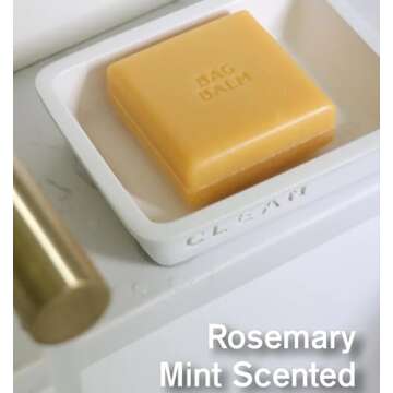 Bag Balm Mega Moisturizing Soap, Rosemary Mint Scent, 3.9 oz Per Bar (12 Bars)