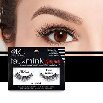 Ardell Faux Mink Demi Wispies - Glamourous & Reusable Lashes