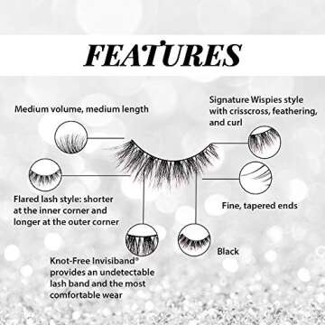 Ardell Faux Mink Demi Wispies - Glamourous & Reusable Lashes