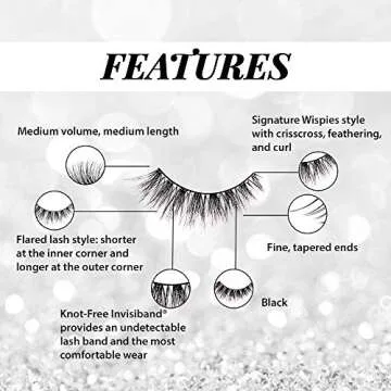 Ardell Faux Mink Demi Wispies - Glamourous & Reusable Lashes