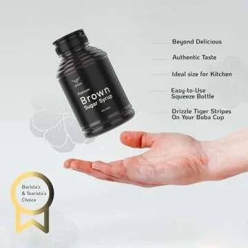 Brown Sugar Boba Tea Kit with Pearls for 40 Drinks