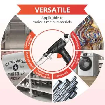 Ayyecoeeye Welder Five-Piece Set, Versatile Internally Heated Industrial Laser Welding Tools, 3 In 1 Handheld Rust Removal/Cutting/Welding with Spare Tin Wire