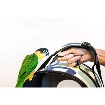 Soft Sided Bird Travel Carrier for Small Birds