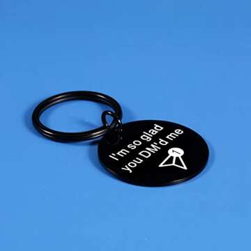 Engraved Keychain for Him & Her - Romantic Gift for All Occasions