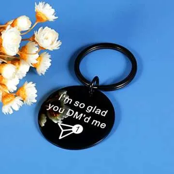 Engraved Keychain for Him & Her - Romantic Gift for All Occasions