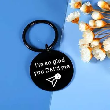 Engraved Keychain for Him & Her - Romantic Gift for All Occasions