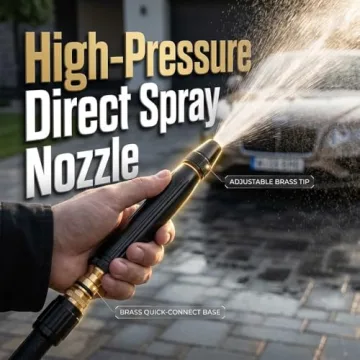 High Pressure Power Washer Nozzle - Versatile Cleaning Tool